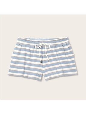 NWT Parke x Target Orange White Blue Stripe Drawstring Shorts M